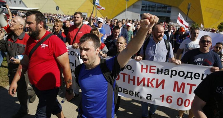 En Biélorussie, la gauche tente de mettre les revendications sociales au cœur de la contestation