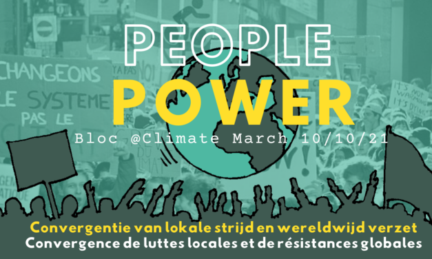 Rejoignons le Bloc « PEOPLE POWER » à la marche climat du 10 octobre !