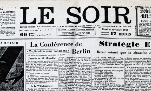 Le faux « Soir » belge : un pied-de-nez au fascisme