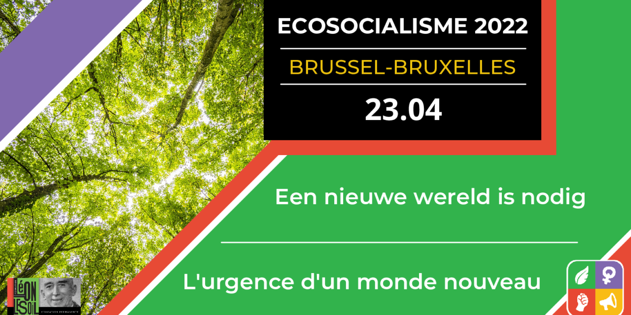 Ecosocialisme 2022 : Programme et inscriptions