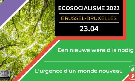 Ecosocialisme 2022 : une journée de rencontres anticapitalistes de printemps