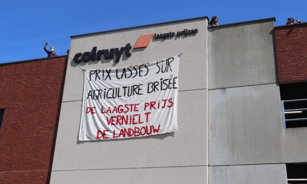 Patates partout, Colruyt nulle part ! Paysan·ne·s en lutte contre l’accaparement des terres