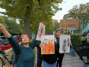 Iran Feministes manifestation