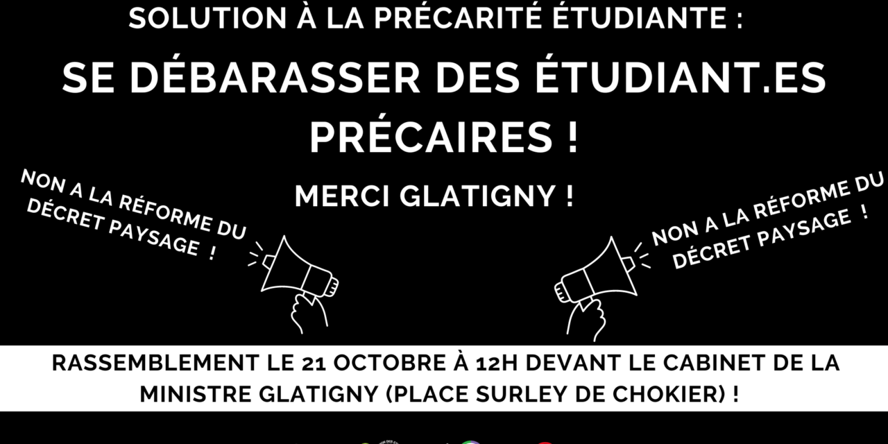 La réforme du décret paysage, moins d’étudiant·e·s plutôt qu’un refinancement