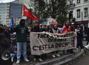 Manifestation étudiante Bruxelles
