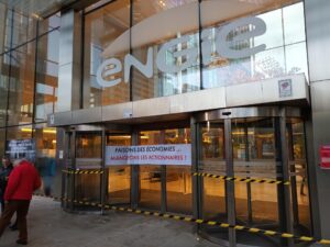Engie. Mangeons les actionnaires. Photo : Gauche anticapitaliste / CC BY-NC-SA 4.0