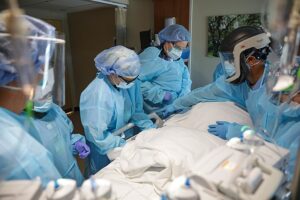 Louisiane United States US hospital Etats-Unis hôpital medical team médical