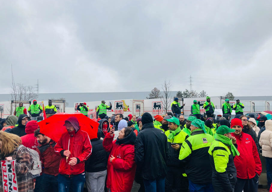 La lutte des travailleur·euses Delhaize: une lutte du monde du travail