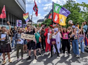 Photo : La Gauche anticapitaliste à la Pride 2022 à Bruxelles (Dominique Botte, Gauche anticapitaliste, CC BY-NC-SA 4.0)