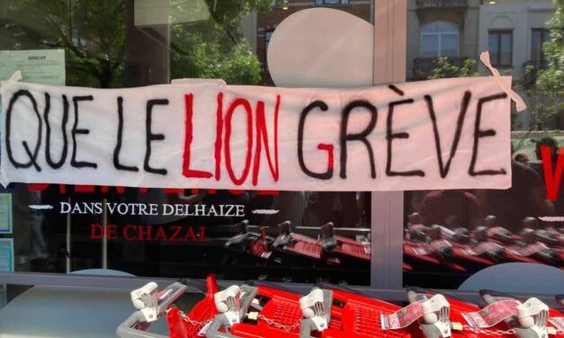Uni·e·s face à Delhaize et à la répression: Rendons coup pour coup