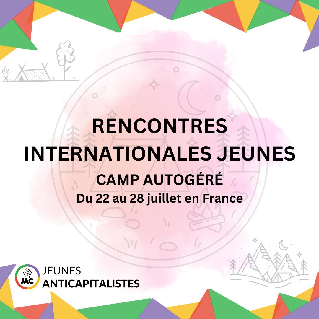 Jeunes anticapitalistes - Rencontres Internationales Jeunes 2023