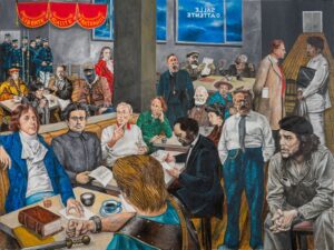 Illustration : « La salle d'attente », Marc-Henri Reckinger, 2014.