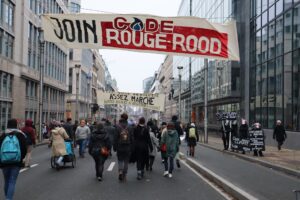 Photo : Marche pour le climat le 3 décembre 2023 à Bruxelles. (Gauche anticapitaliste / CC BY-NC-SA 4.0)