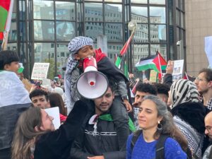 manifestation solidarité Palestine 22 octobre 2023