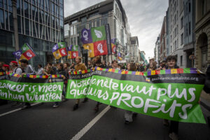 Photo : Le bloc de la Gauche anticapitaliste à la Marche pour le climat, octobre 2022 (Dominique Botte / Gauche anticapitaliste / CC BY-NC-SA 4.0)