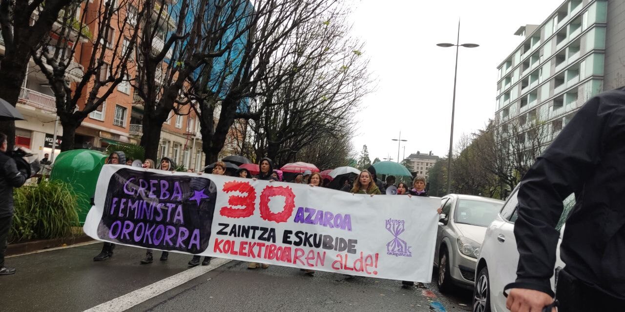 Au Pays basque, une grève générale féministe historique