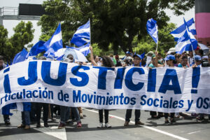 Photo : Manifestation dans la ville de Masaya au Nicaragua, en juillet 2018. (Jorge Mejía Peralta, CC BY 2.0, via Wikimedia Commons)