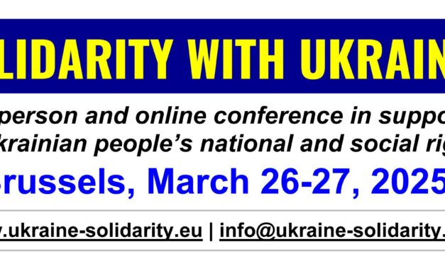 Solidarité avec l’Ukraine. Non à la partition ! Les troupes russes dehors !